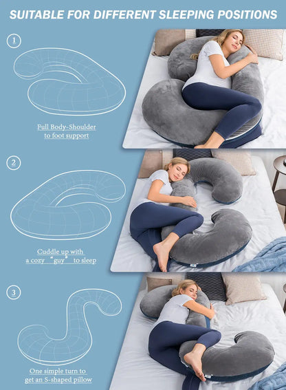 Pregnancy Body Pillow - C Shaped