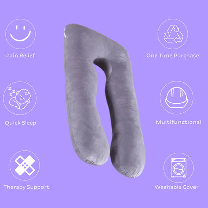 Pregnancy Comfort Sleep Pillow - U Shaped