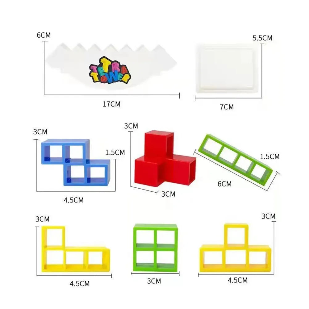 Tetra Tower Stacking Blocks Balance Game