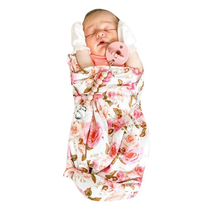 Newborn Swaddle Blanket - w/ Matching Bow