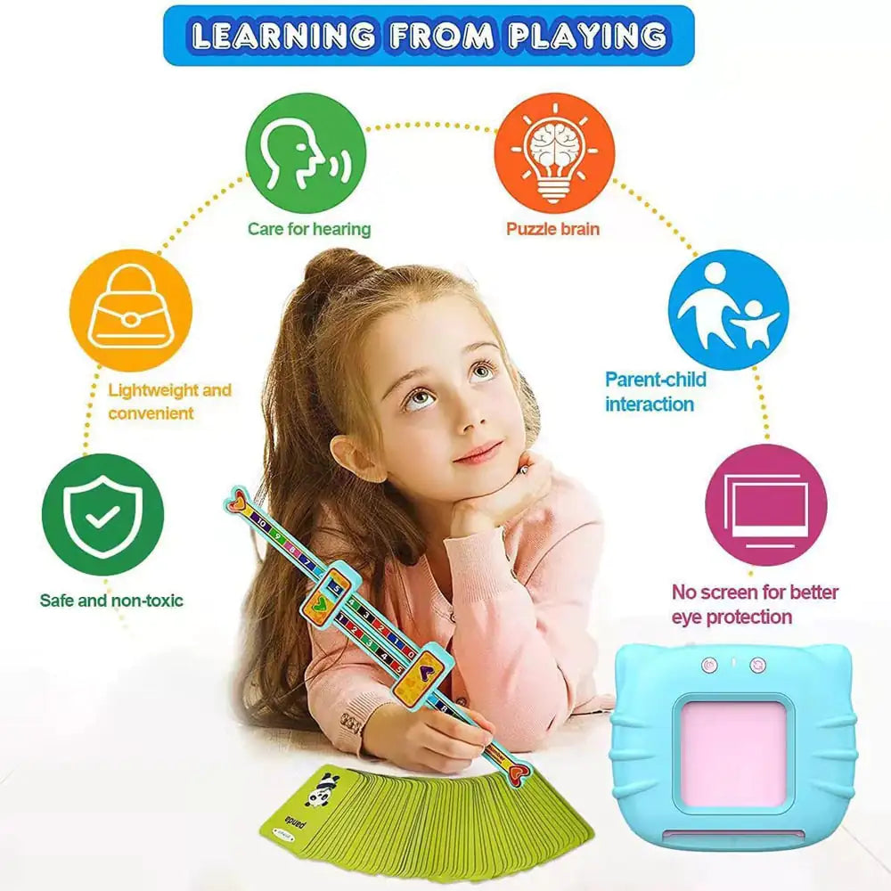 Flash Card Reader with Audio - Educational Toy