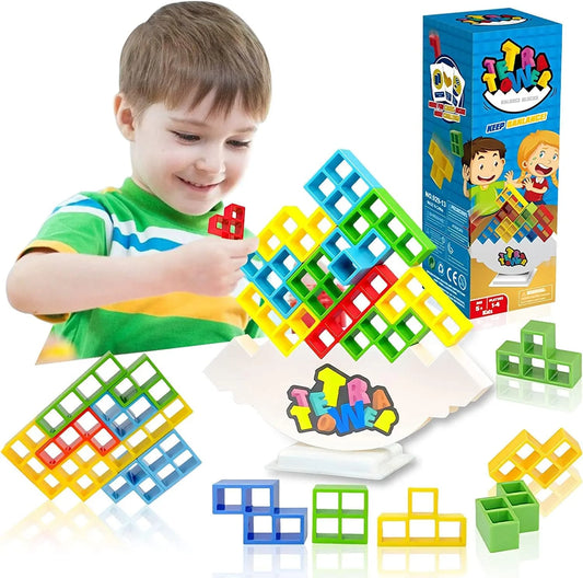 Tetra Tower Stacking Blocks Balance Game